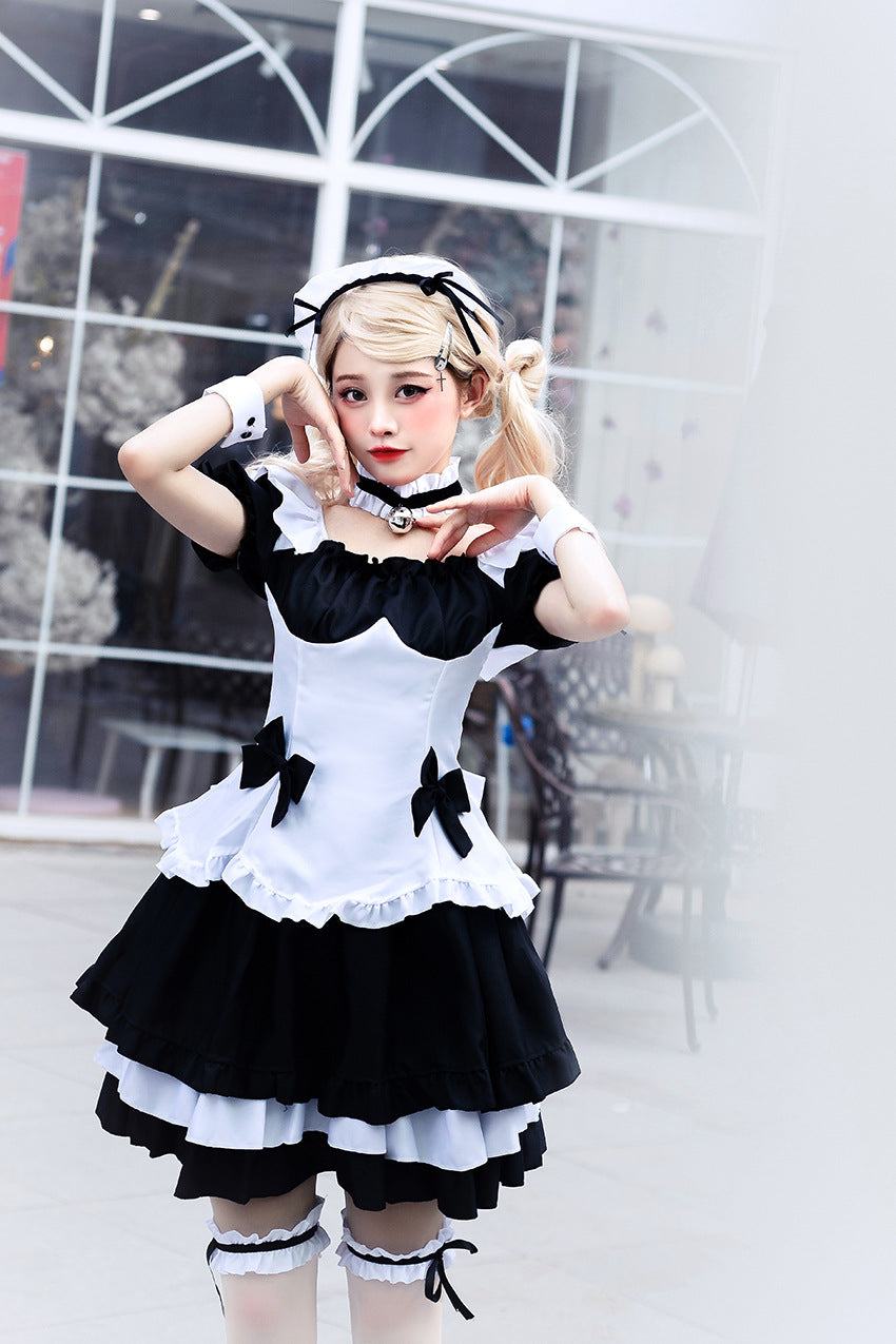 Slutty Sexy See Thru Dress Maid Lingerie Outfit Anime Cosplay Costume