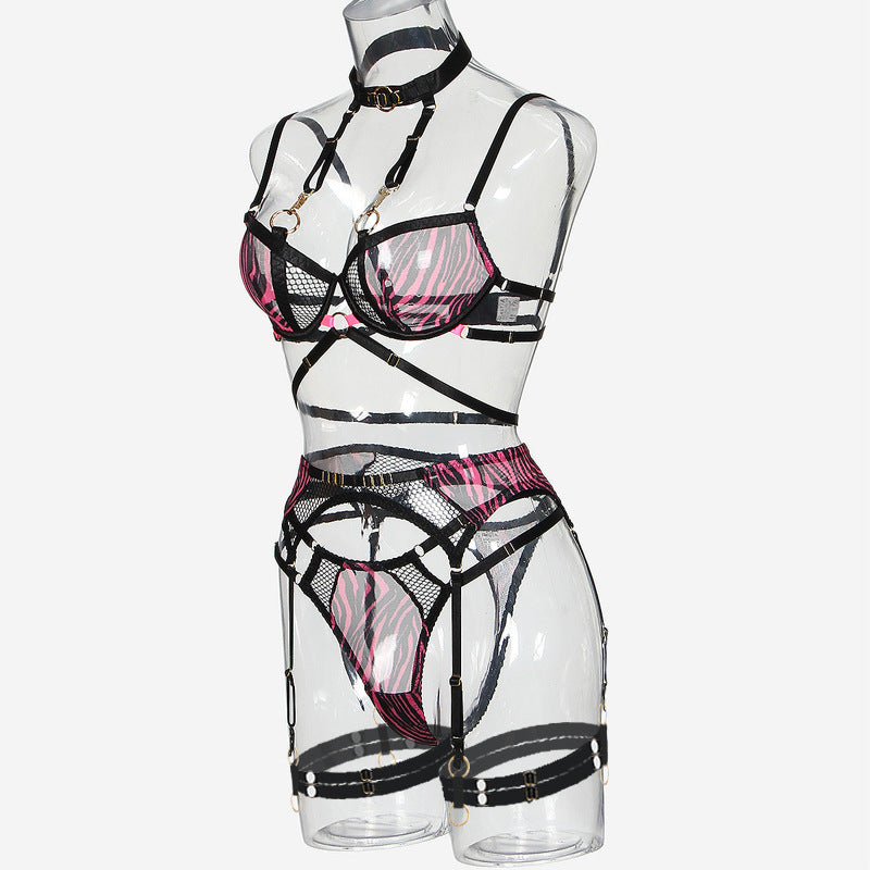 Sheer Mesh Cougar Lingerie