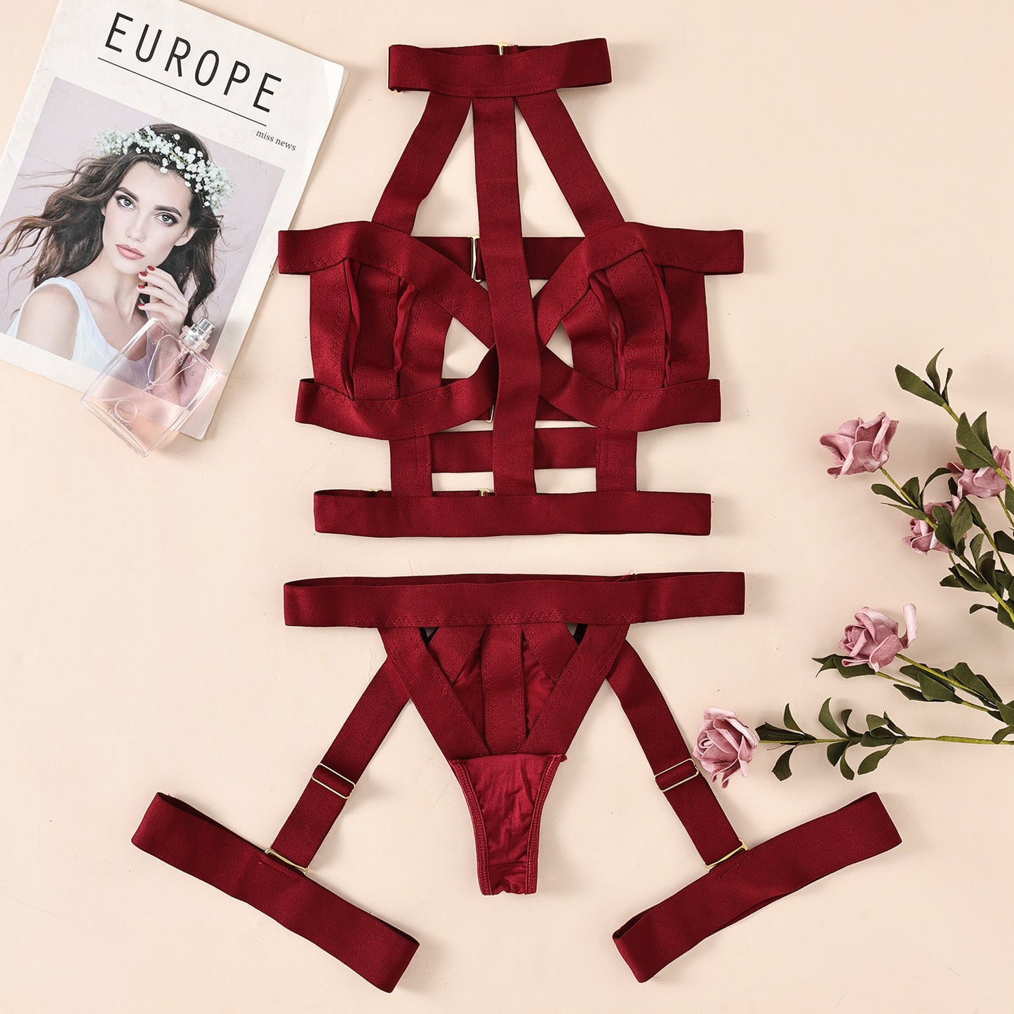 Harness Choker Lingerie