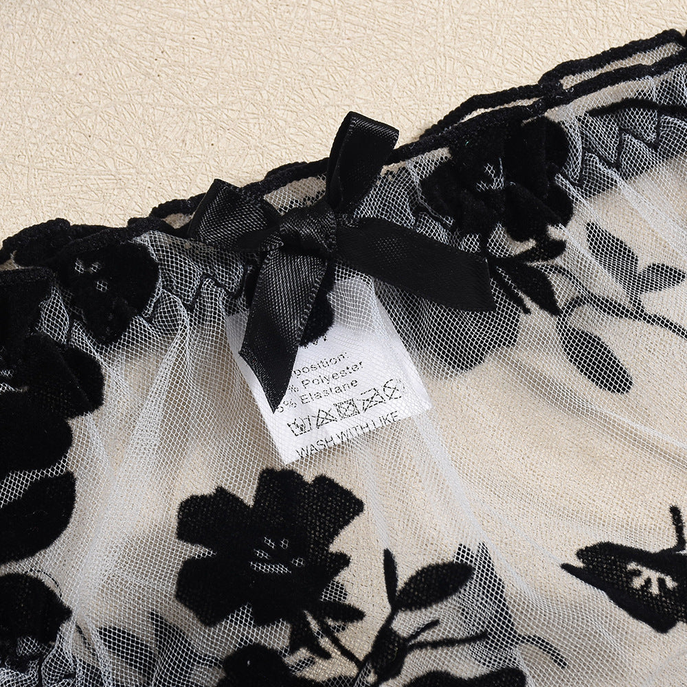 Lingeries Sheer Floral