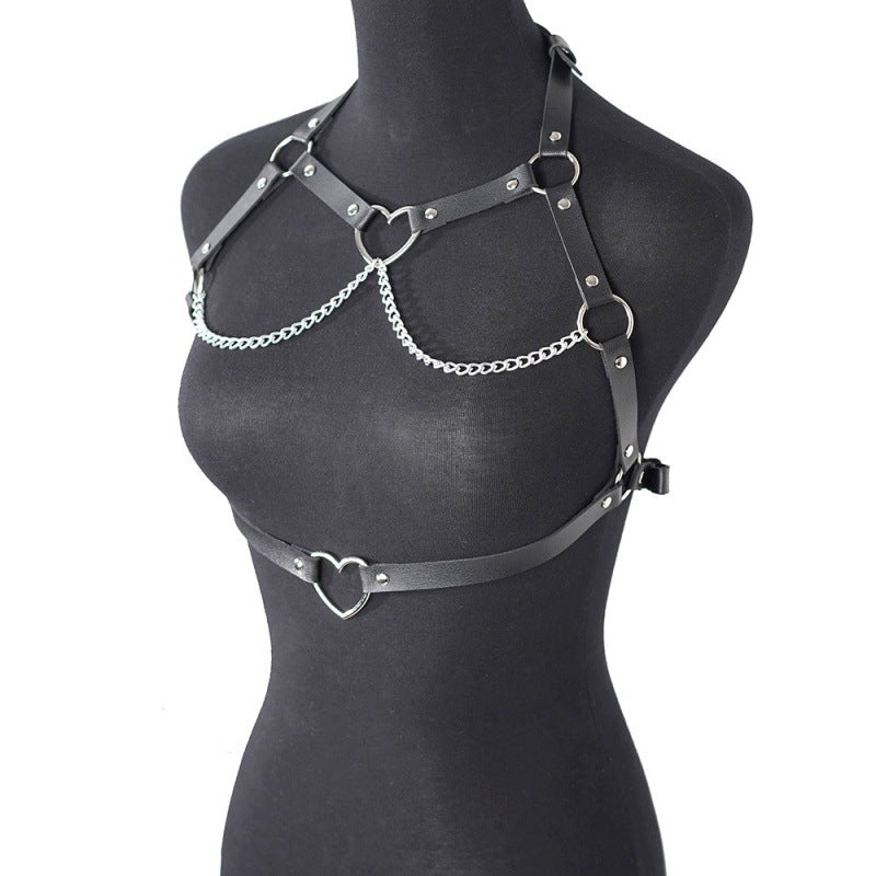 Leather Harness Bralet