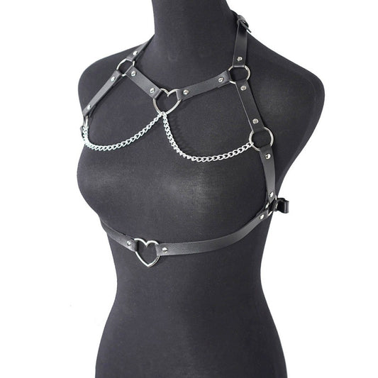Leather Harness Bralet