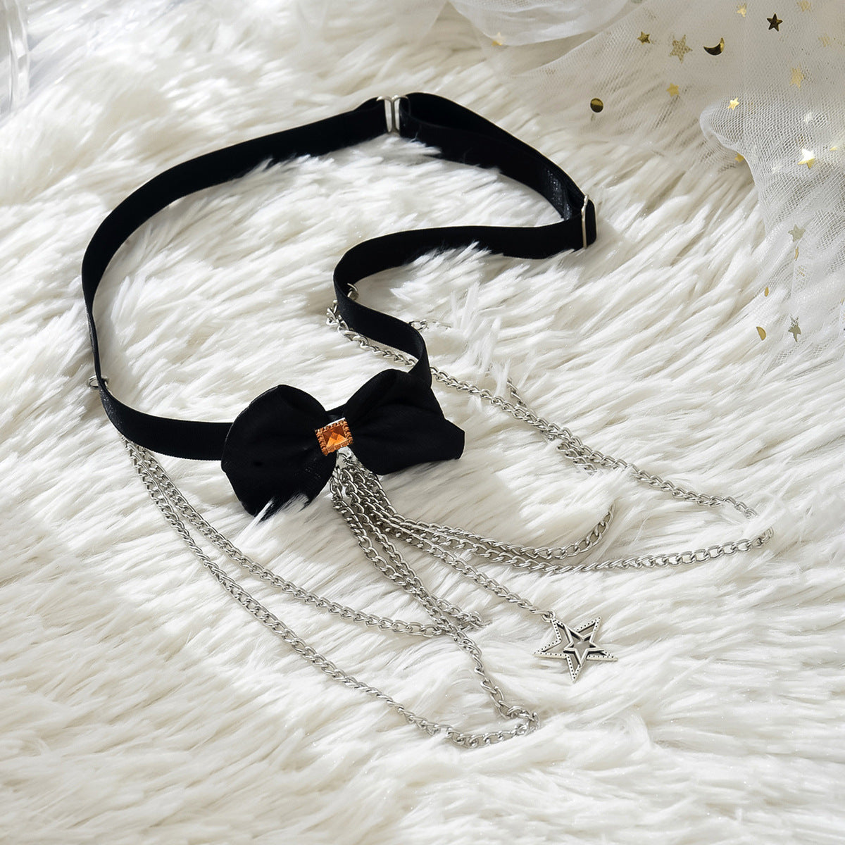 Black Bow Leg Garter