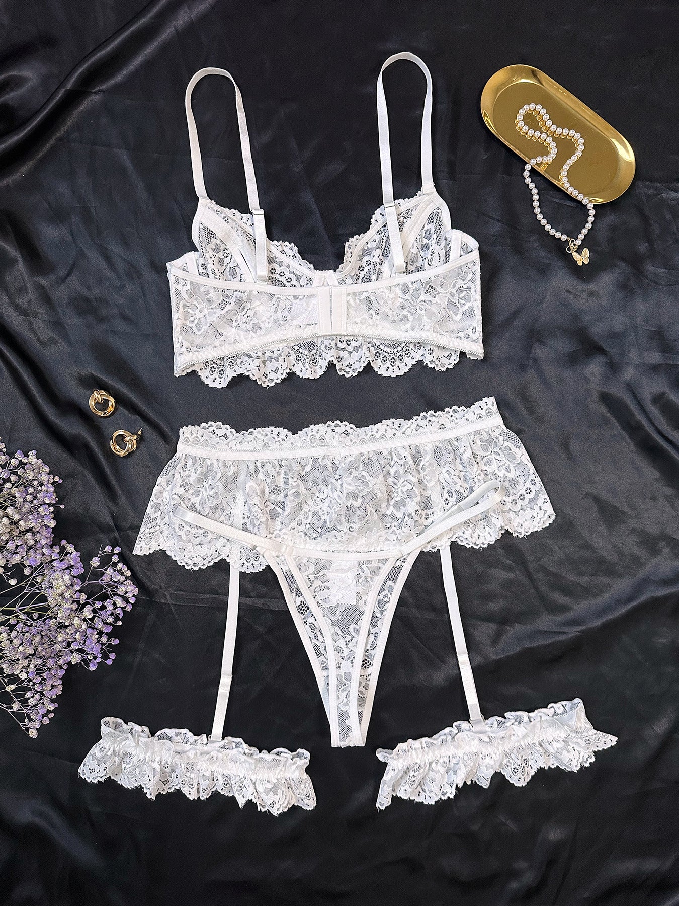 Lace White Bridal Lingerie Uncensored