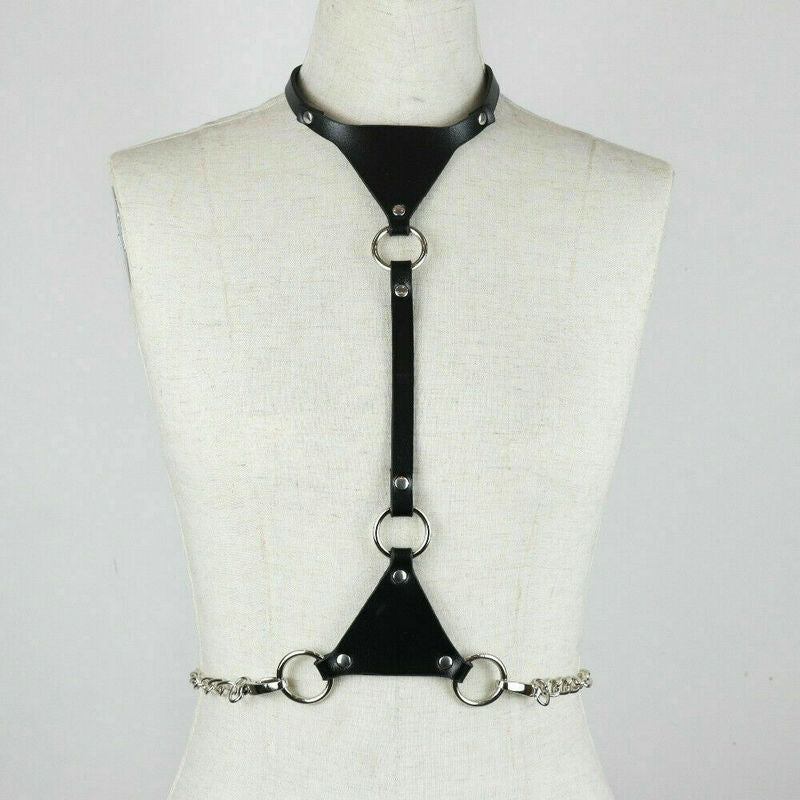 Cheap Chest Bra Harness Leather