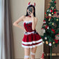 Revealing Sexy Female Christmas Costumes Naughty Lingerie Anime Dress