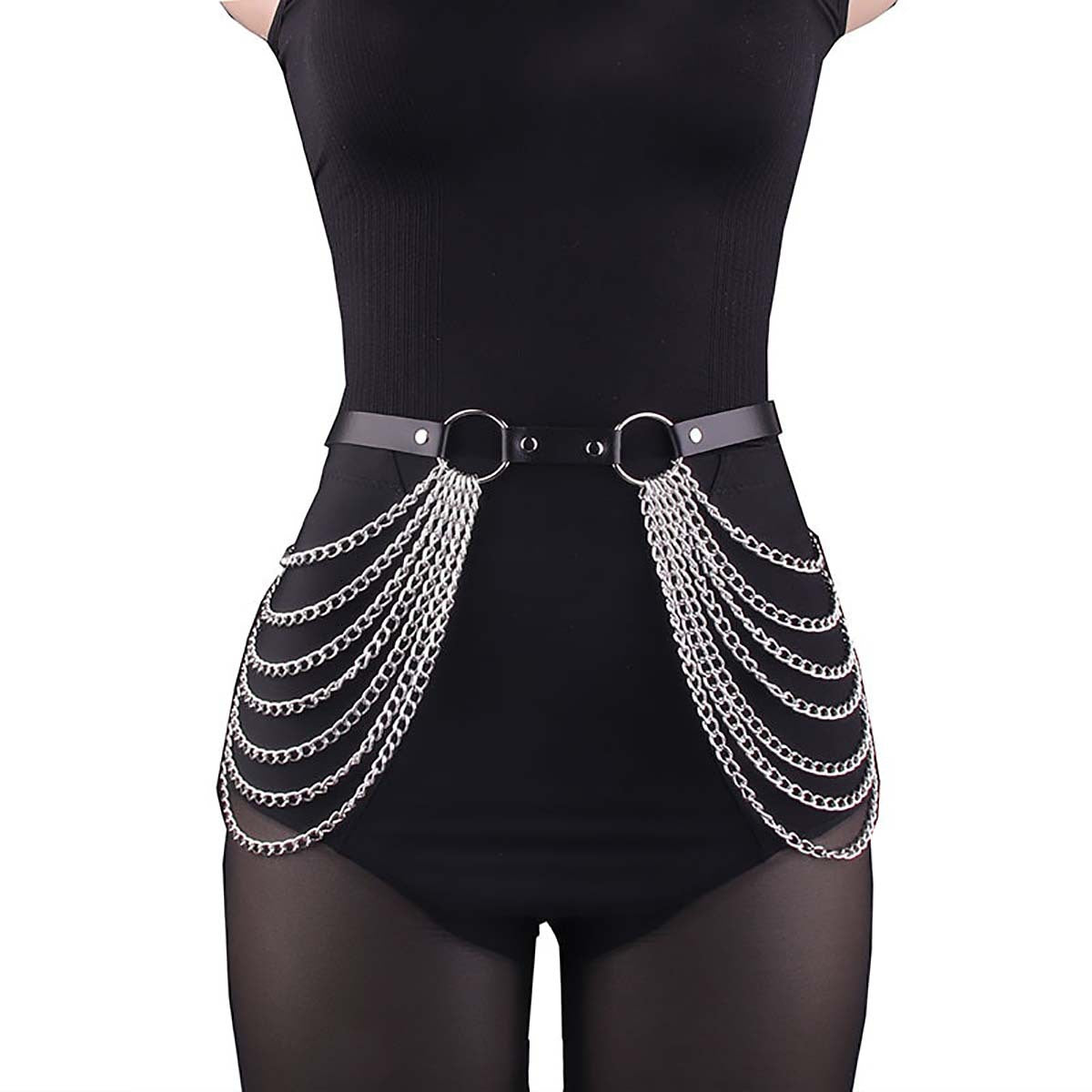 Harness Waist Belt with Chains