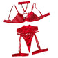 Intimate bdsm lingerie Set Submissive Bra & Panty Extreme Choker