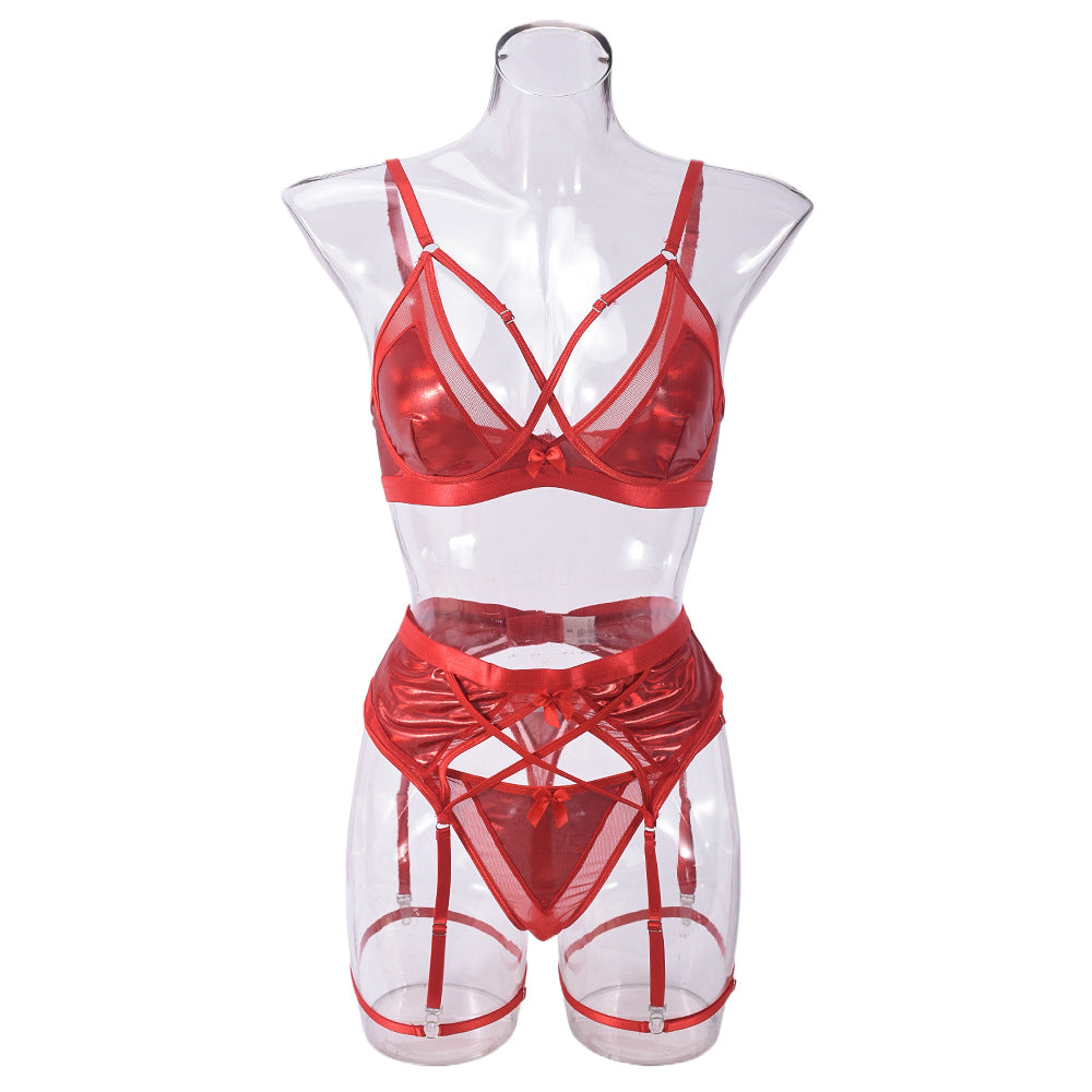 Sheer Lingerie Red Bra