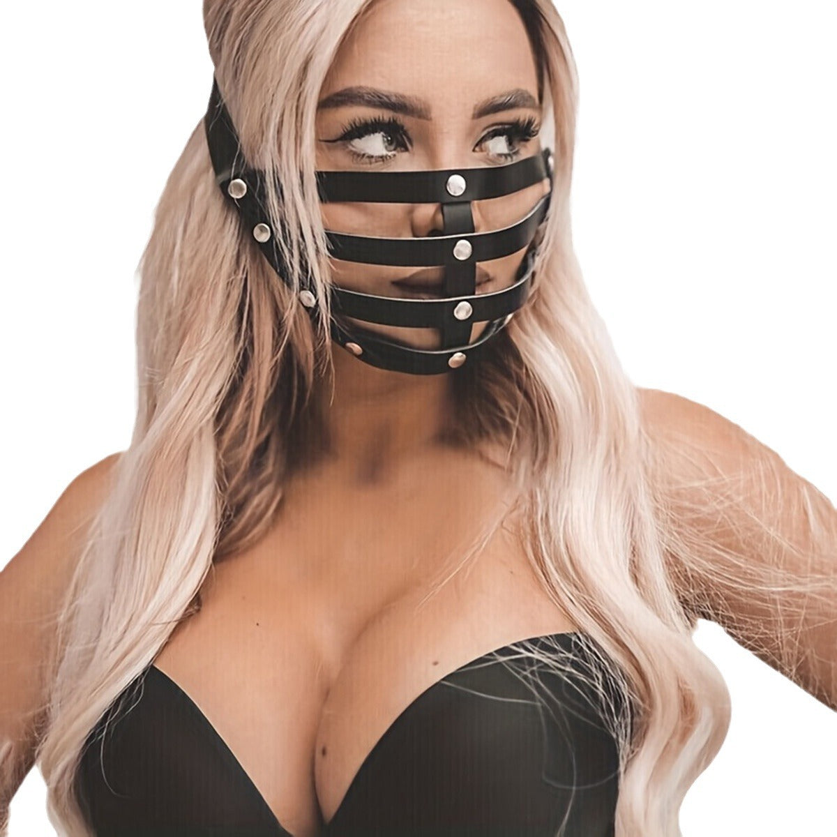 Black Harness Mask