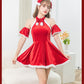 Intimate Sexy Female Christmas Costumes Submissive Lingerie Cosplays Dress Nasty