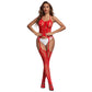 Latina Sexy Bodystocking Women  Shear Lingerie Mesh Bodysuit