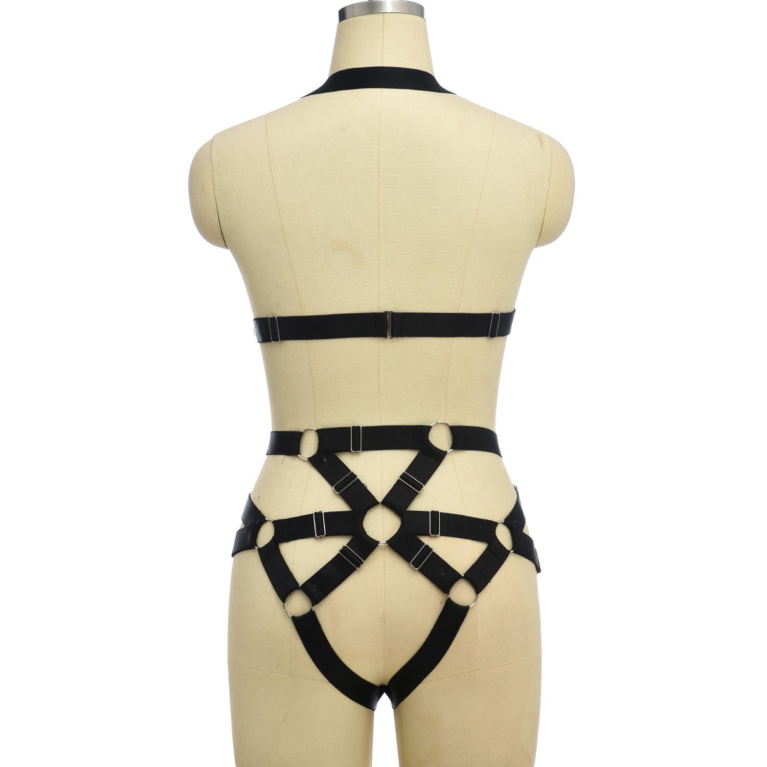 White White Bodysuit Sexy Lingerie Bondage Harness Hot Teddy