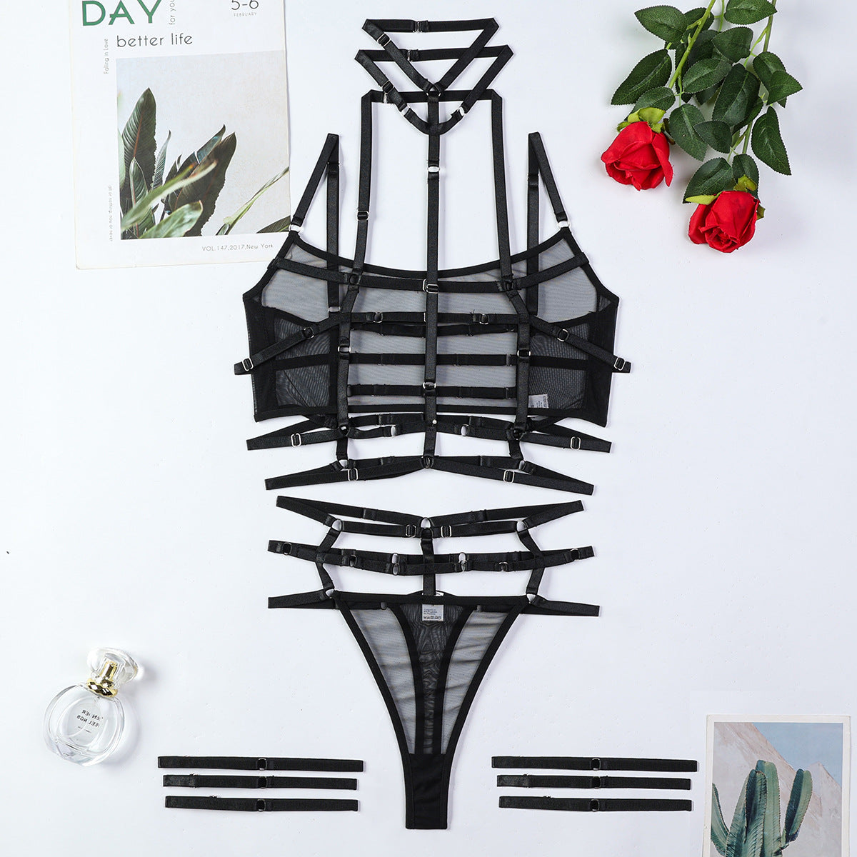 White Harness Lingerie