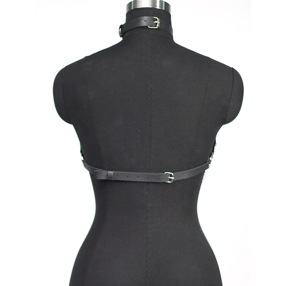 Faux Leather Chest Harness