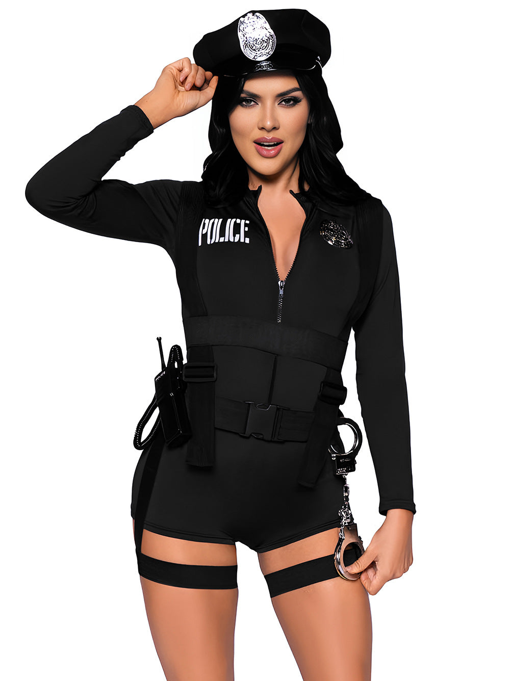 Intimate Police Sexy Halloween Costume Naughty Anime Lingerie Bodysuit