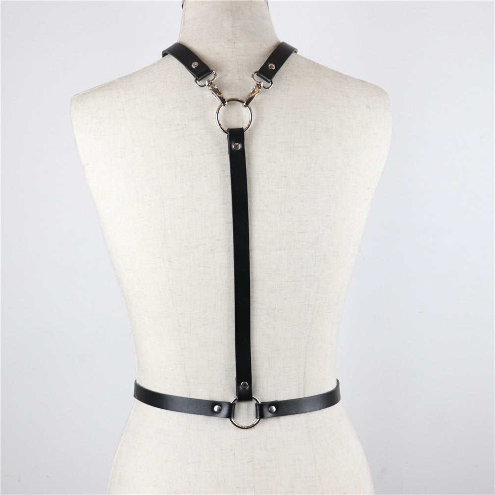 Cheap Womens Chest Harness Leather