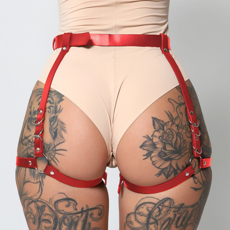 Bdsm Legs To Head Harness