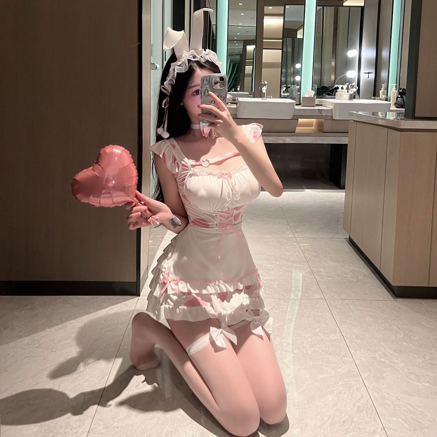 Sexy Pink Cow Costume