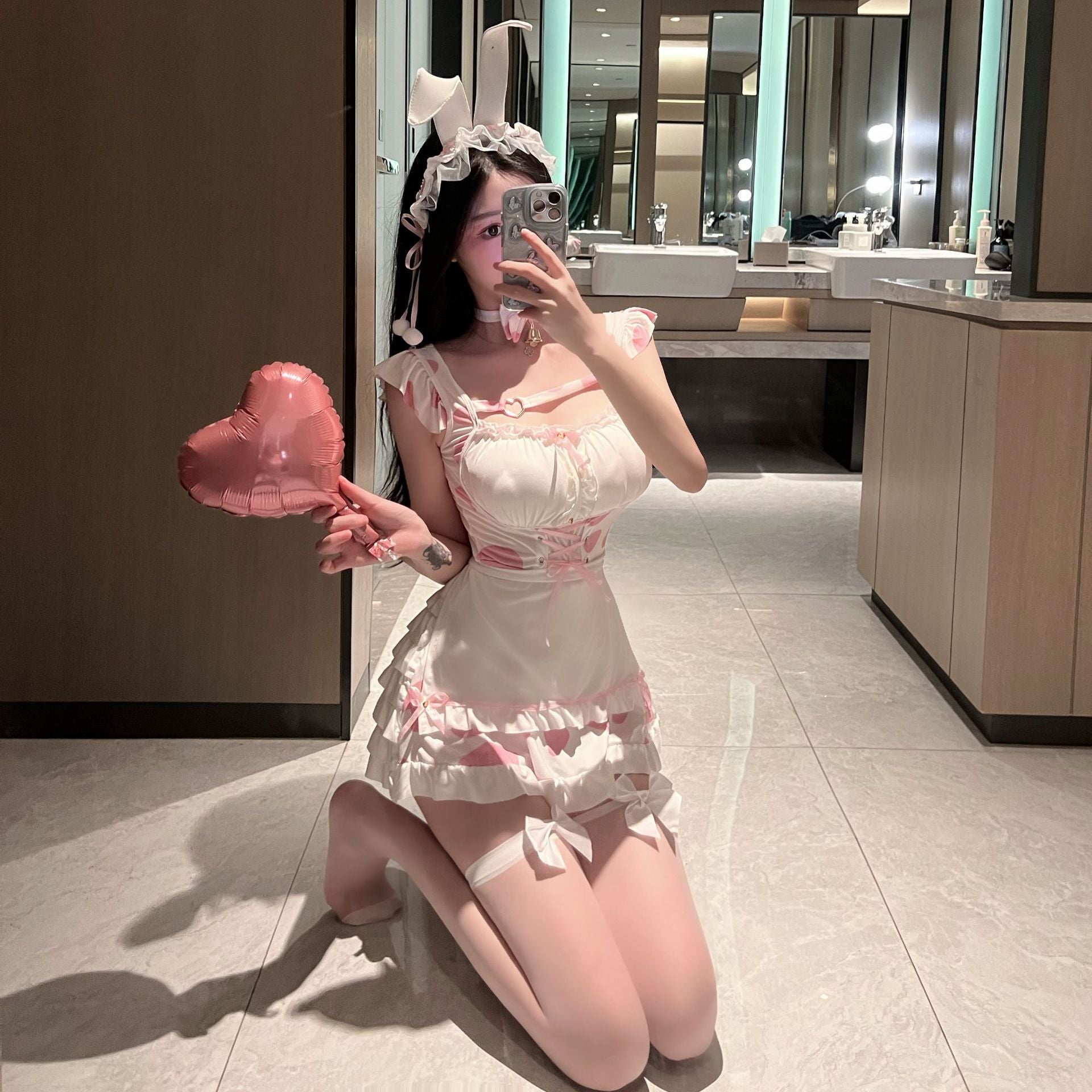 Sexy Pink Cow Costume