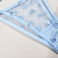 Womens Sheer Lingerie Set Sex Bra & Panty