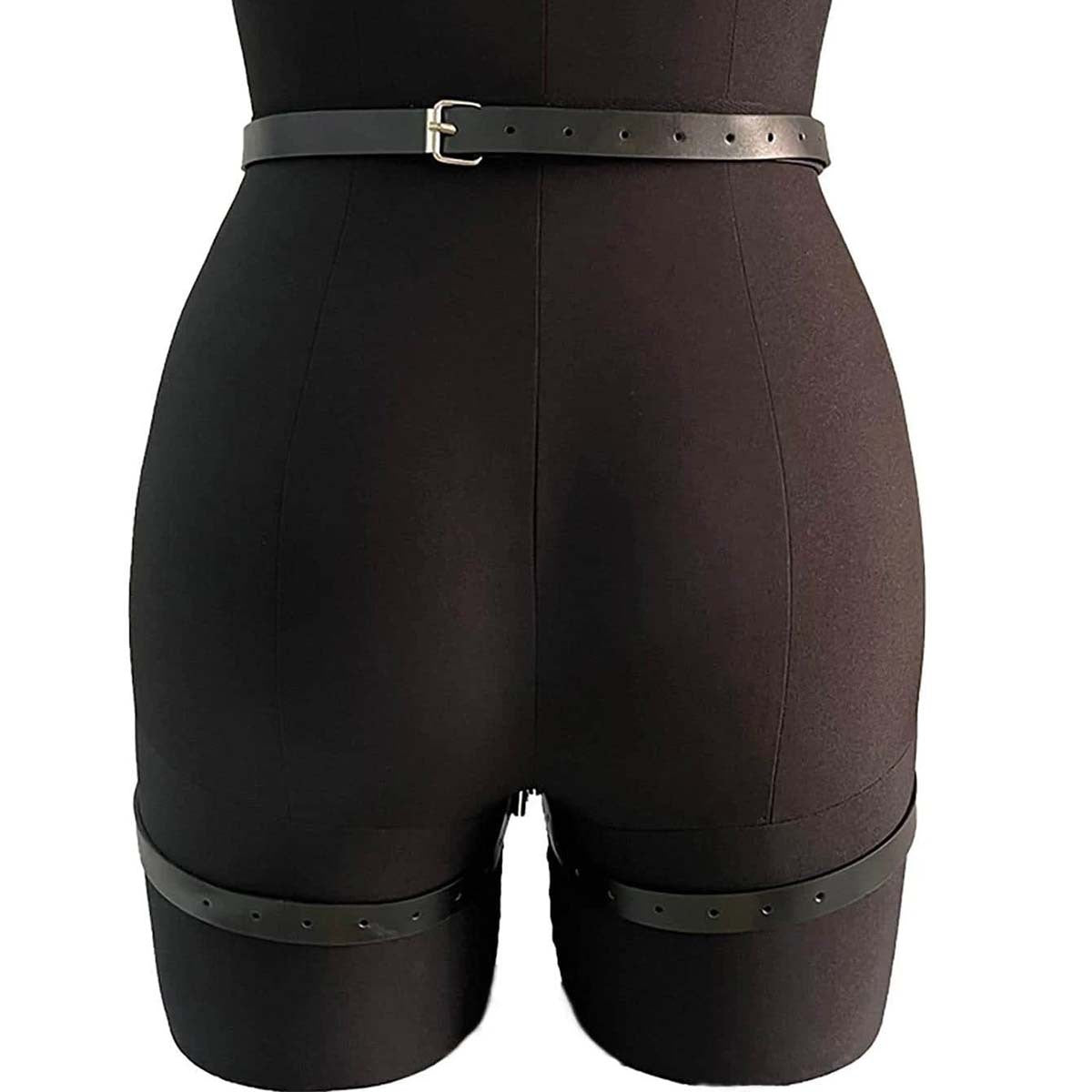 Leather Thigh Harness Female