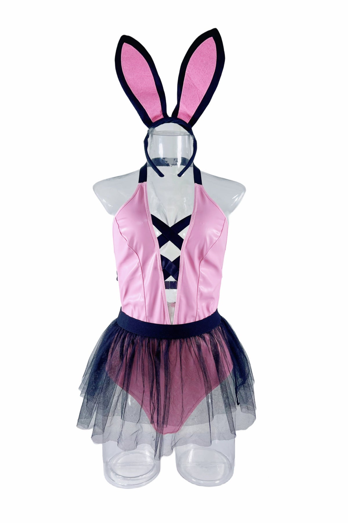 Women  Sheer Dress Revealing Bunny Sexy Costume Lingerie Cosplay