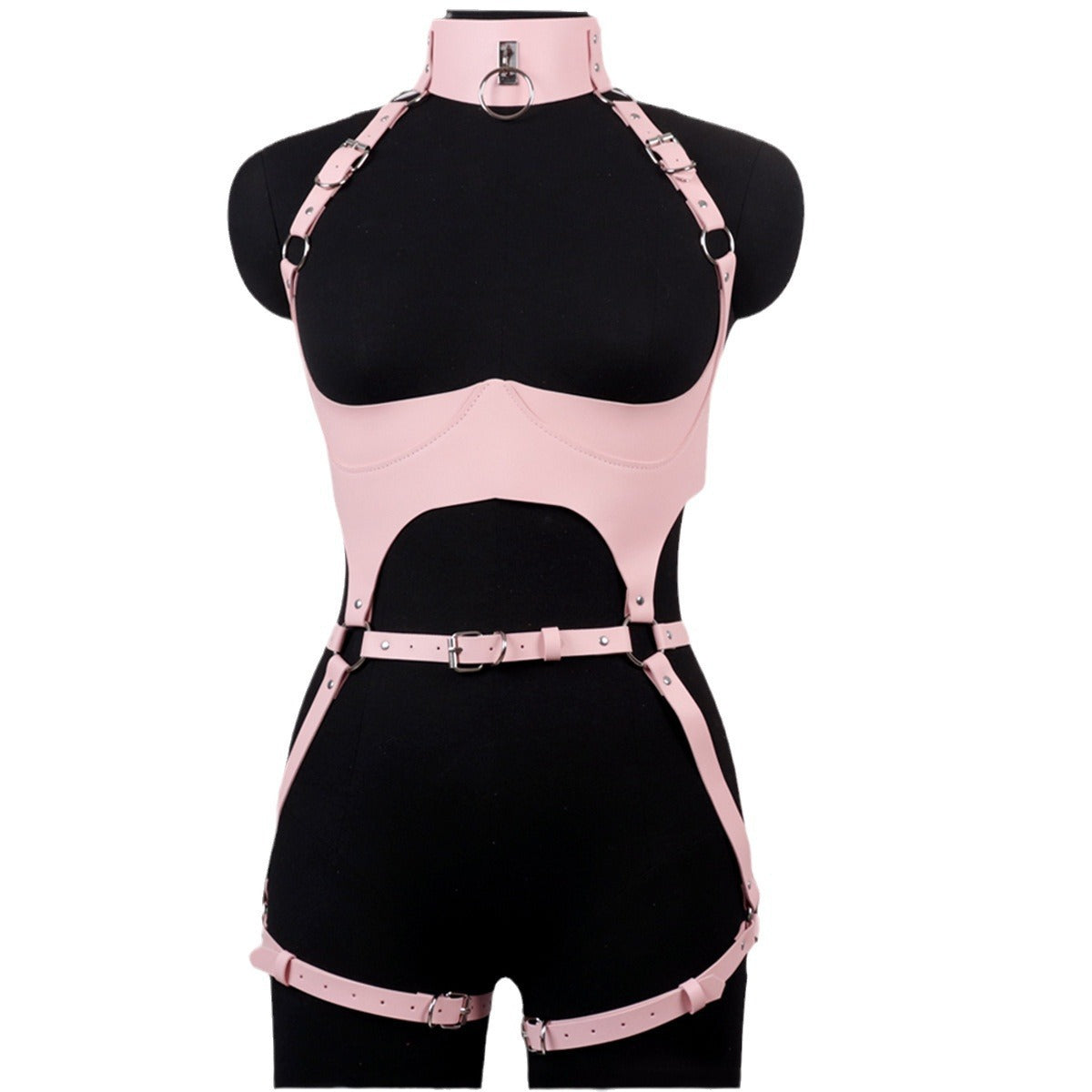 Under Boob Leather Chest Harness
