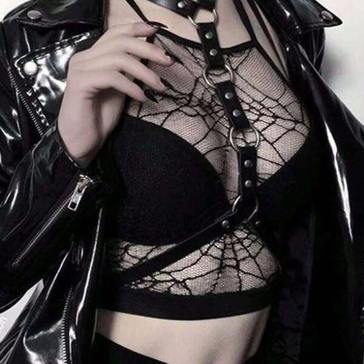 Leather Strap Chest Harness