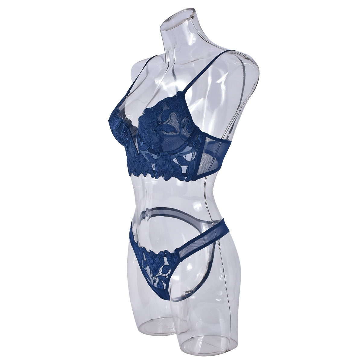 Nasty See Through Lingerie Women Set Slutty Bra & Panty