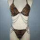 Chain Slutty Lingerie Cougar Set