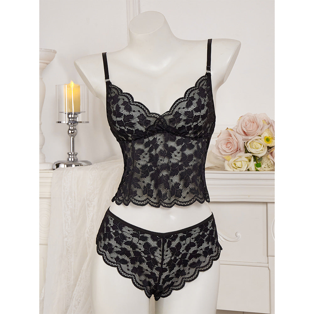 Sexy Sheer Lingerie Lace Top