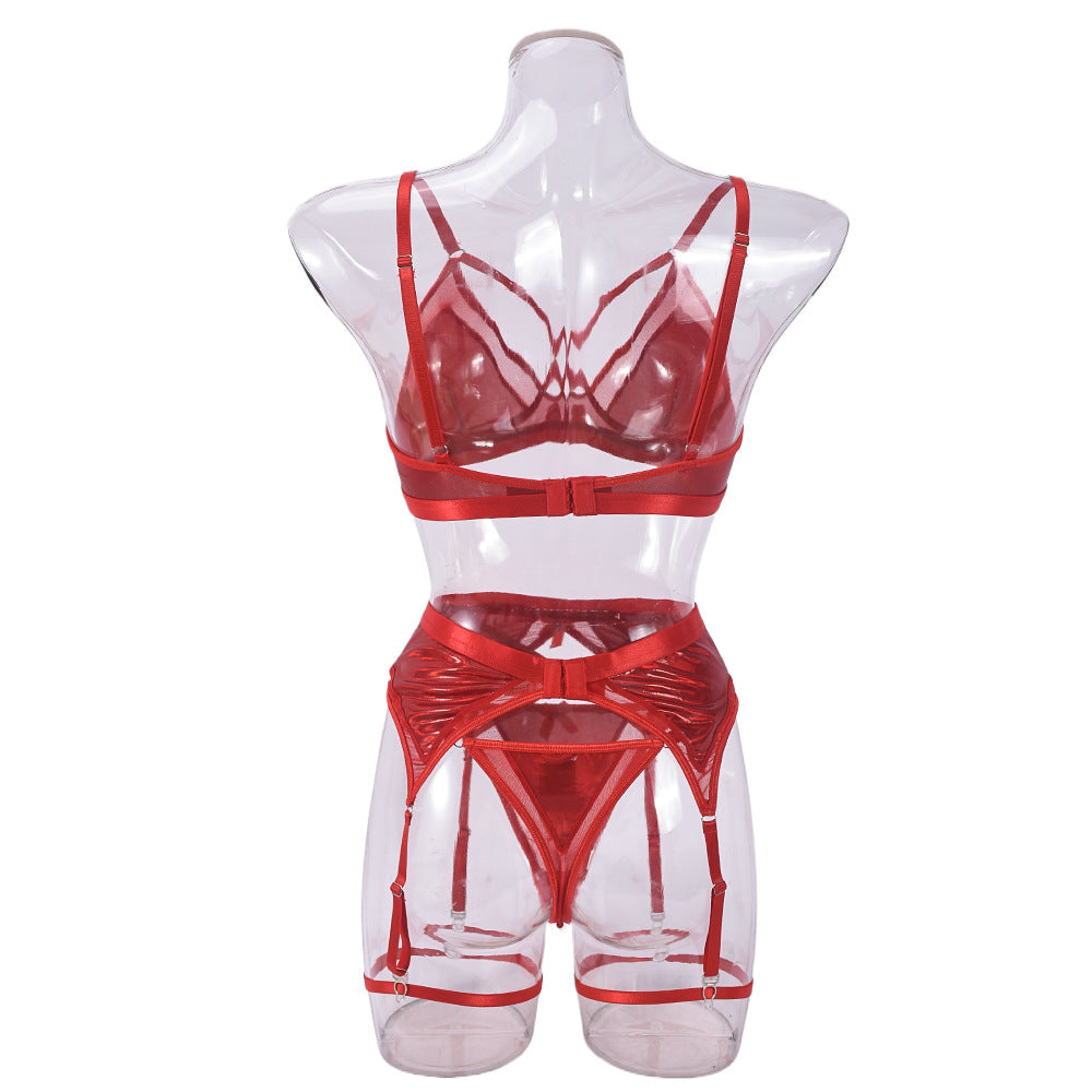 Sheer Lingerie Red Bra