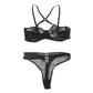 Hot Sexy Lingerie Costumes Set Revealing sexy mature lingerie Bra Panties