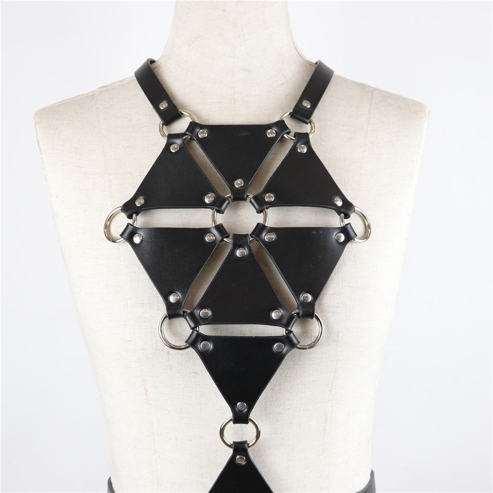Cheap Womens Chest Harness Leather