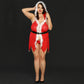 Plus Size Slutty Sexy Christmas Costumes Women Hot Lingerie Cosplay Dress Extreme