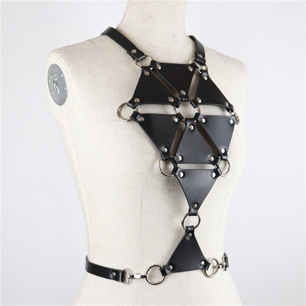 Cheap Womens Chest Harness Leather