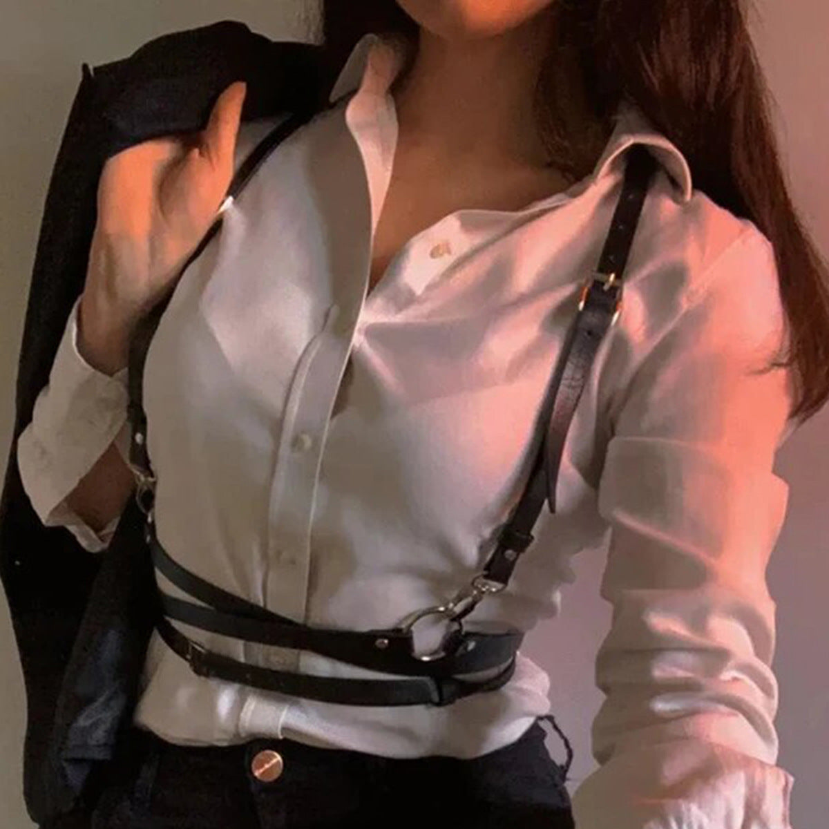 Leather Harness Outfit