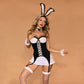 Revealing Sexy Bunny Costume Playboy Cosplay Lingerie Dress Latina