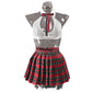 See Through Skirt Outfits Sexy Schoolgirl Costume Anime Cosplay Lingerie