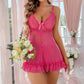 Pink Sheer Babydoll Dress