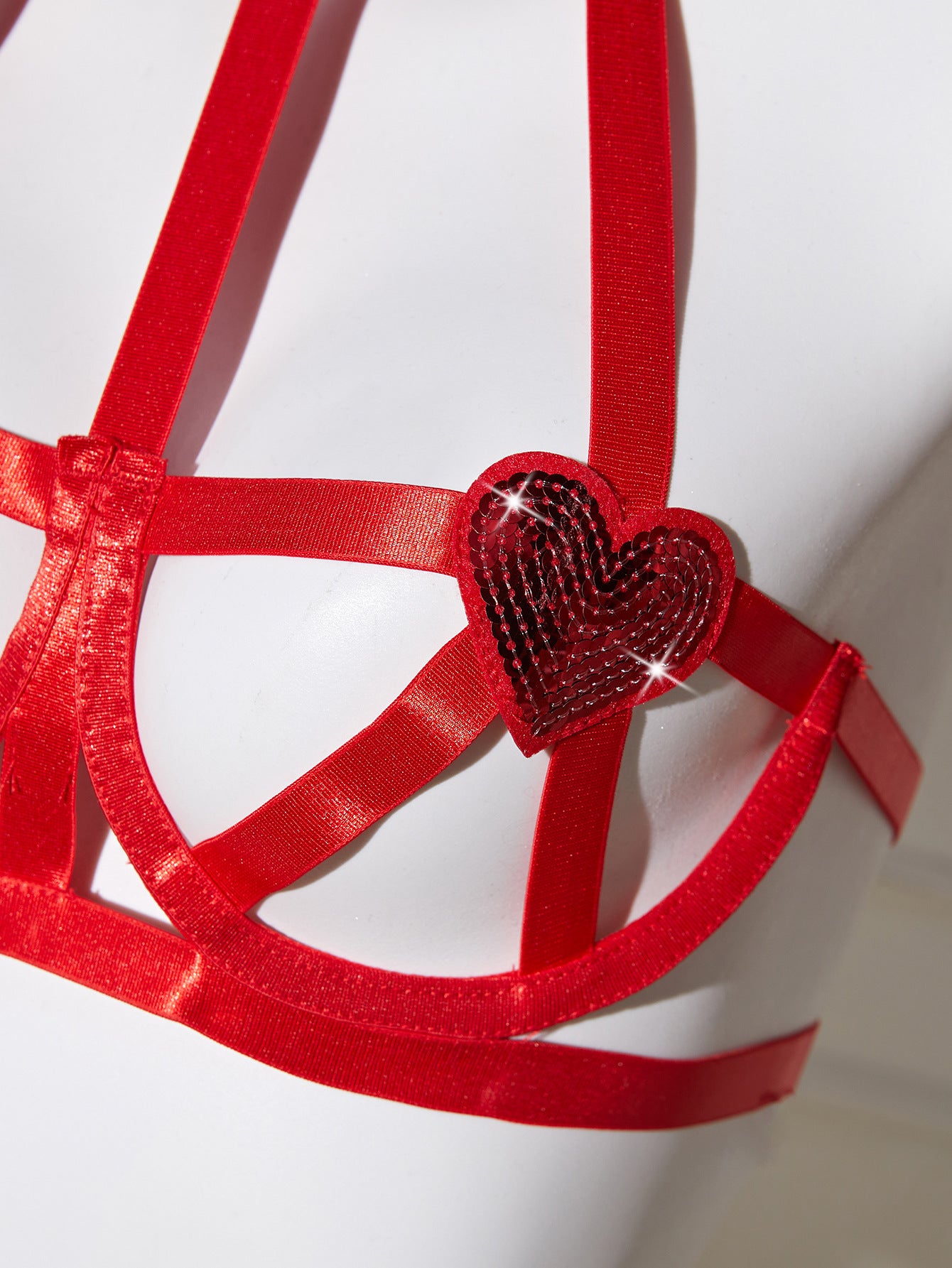 Harness Lingerie Red Cute