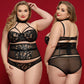 Plus Size Naughty Bdsm Lingerie Harness Latina Bodysuit Teddy