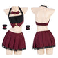 Skirt Outfits Couples Sexy School Girl Costume Role Playing Lingerie