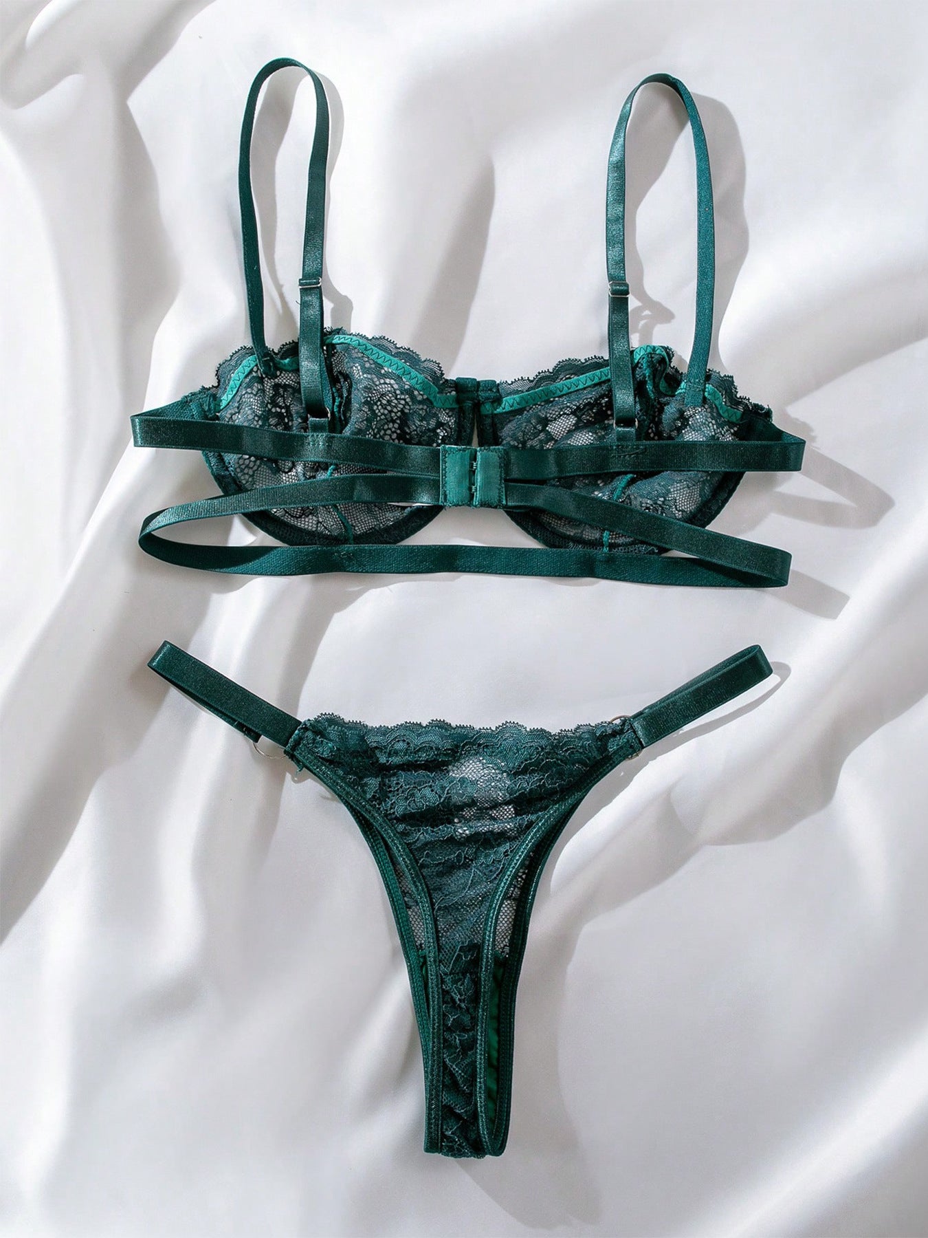 Sheer Open Crotch Lingerie