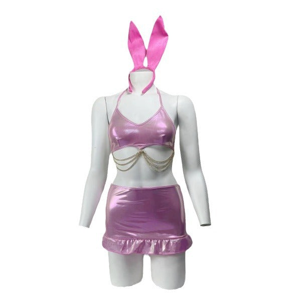 Intimate Latina Dress Submissive Lola Bunny Costume Sexy Anime Cosplay Lingerie