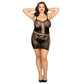 Plus Size Revealing Mesh Lingerie Extreme Dress Latina