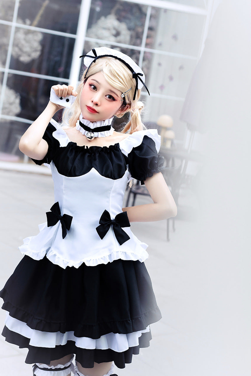 Slutty Sexy See Thru Dress Maid Lingerie Outfit Anime Cosplay Costume