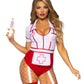 Intimate Sexy Costumes Nurse Revealing Lingerie Cosplays Bodysuit Submissive