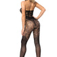 Sex Bodystocking Crotchless Black Sheer Lingeria Mesh Bodysuit